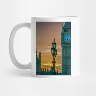 London Westminster Bridge sunset Mug